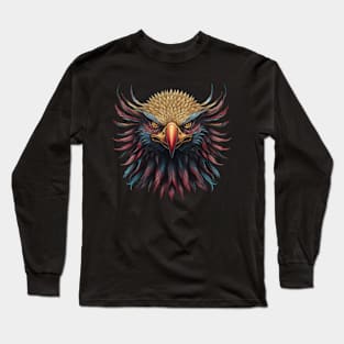 Mighty Mexican Eagle Emblem Long Sleeve T-Shirt